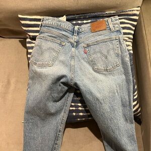 Levi's Light Blue Straight Leg Jeans